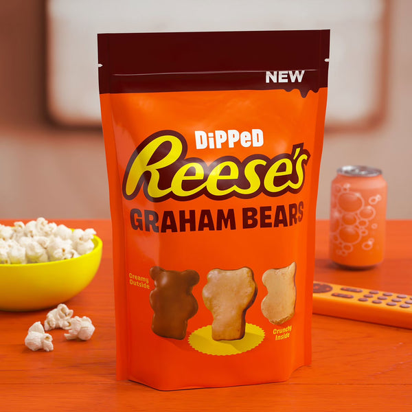 REESE'S Chocolate Peanut Butter Candy Dipped Graham Bears, 24 oz. Hershey's