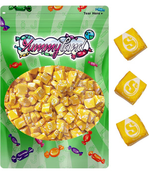 Starburst Lemon Chewy Candy 1 LB (16 oz) – Single Flavor Yellow Soft Fruit Chews, Individually Wrapped