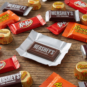 Hershey's Candy Assortment Flavored Candy, Bulk Pack, KitKat, Hershey's, Reeses  ( Father Day )