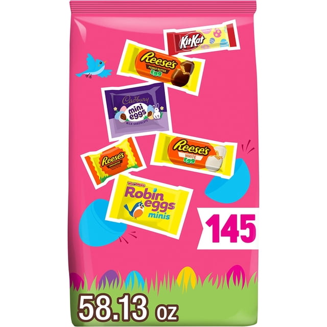 Hershey Best of Easter Variety Pack Candy, 145 pcs.