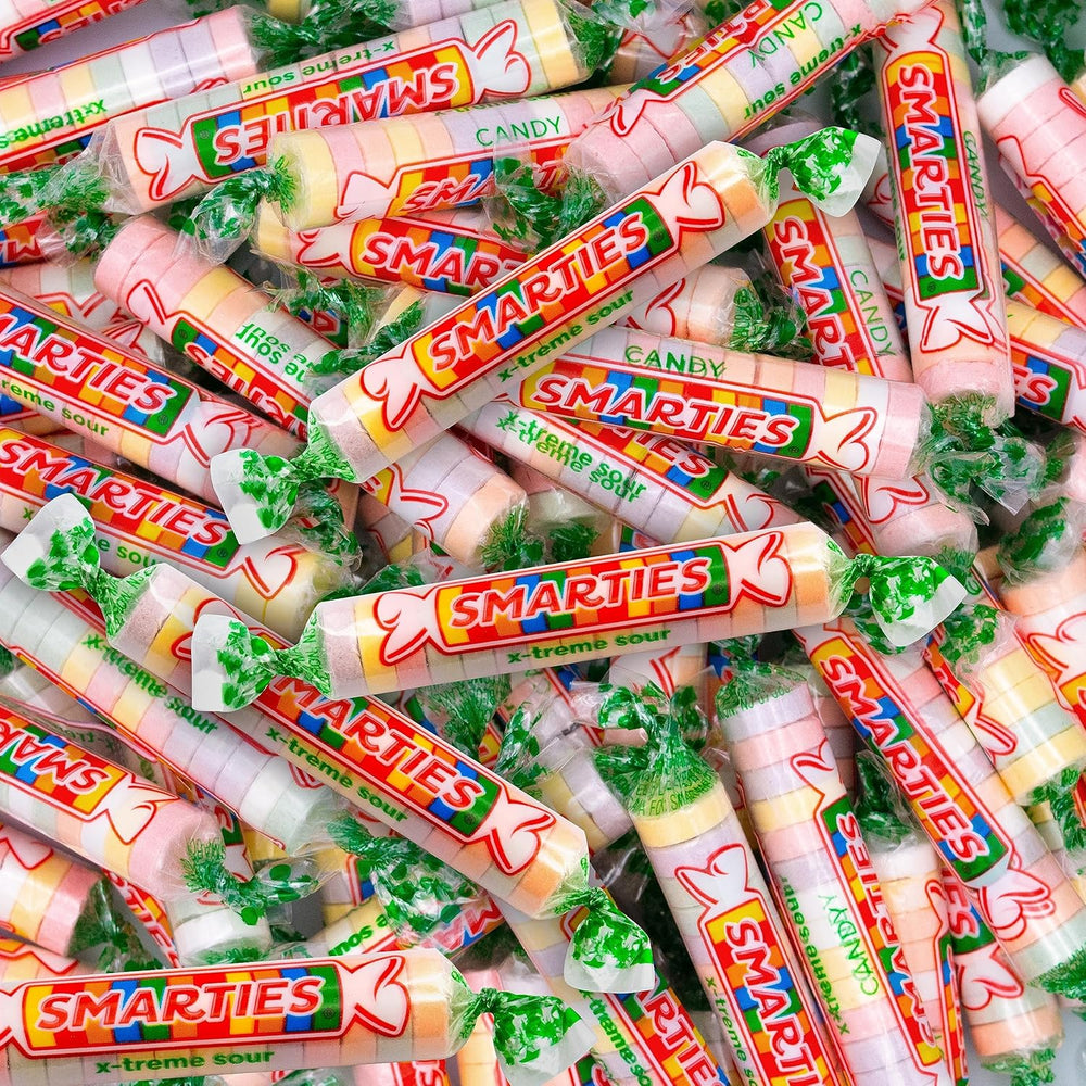Smarties X-Treme Sour Candy Rolls Bulk Bag Smarties