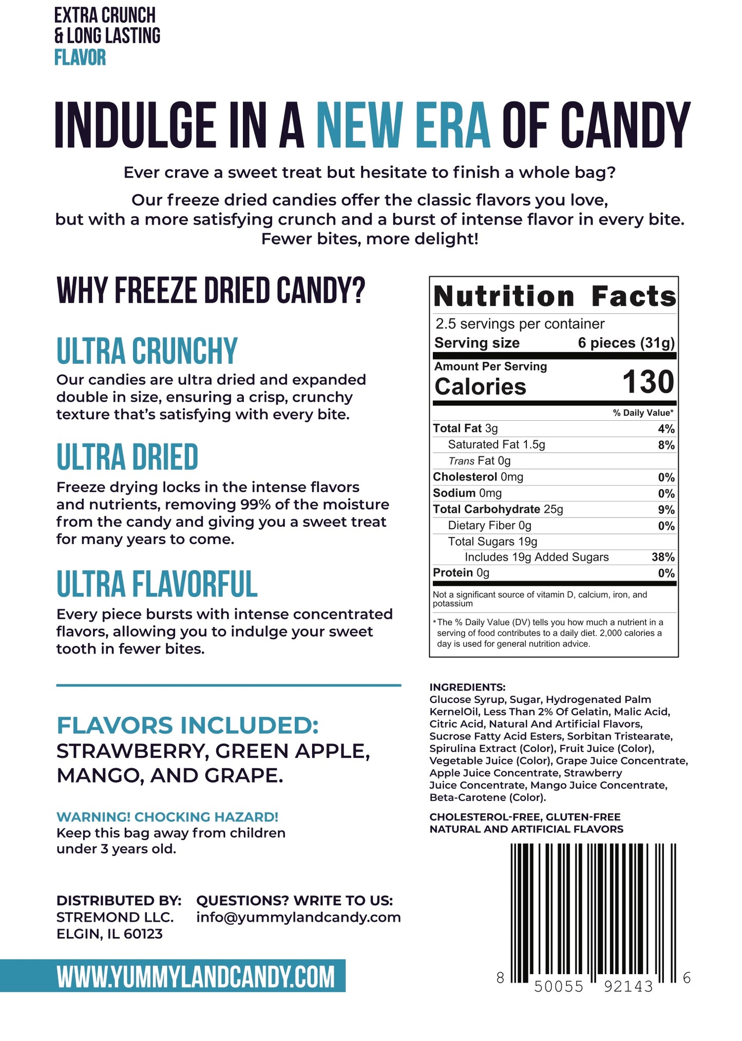 Freeze Dried Hi-Crunchies Candy - 2.5 oz