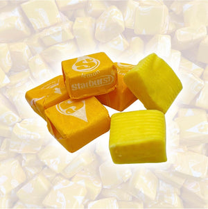 Starburst Lemon Chewy Candy 1 LB (16 oz) – Single Flavor Yellow Soft Fruit Chews, Individually Wrapped