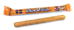 Chick O Stick 0.7 oz Candy Sticks – 36 Count Box – Old-Fashioned Peanut Butter Coconut Crunch Candy – Retro Bulk Candy for Sharing, Gift Baskets & Office Snacks