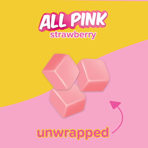 Starburst All Pink Strawberry Chewy Candy – 1 LB (Approx. 90 pieces) Bulk Bag by YummyLand