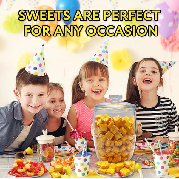 Starburst Lemon Chewy Candy 1 LB (16 oz) – Single Flavor Yellow Soft Fruit Chews, Individually Wrapped