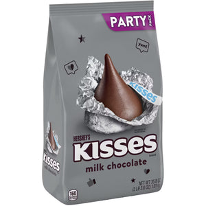 HERSHEY'S KISSES Milk Chocolate Candy, Party Pack, 35.8 oz