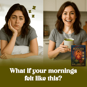 Matcha with Mushrooms - Focused Energy for Mind & Body (30 Servings) YUMMYLAND