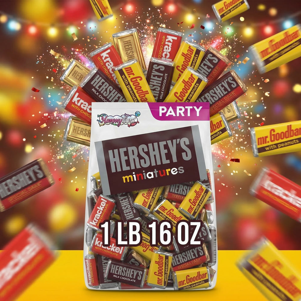 HERSHEY’S Miniatures Assorted Chocolate Candy – Krackel, Special Dark, Mr. Goodbar & Hershey’s Milk Chocolate Bulk Bag