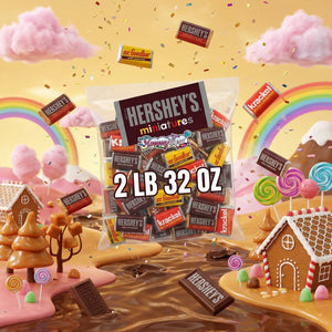 HERSHEY’S Miniatures Assorted Chocolate Candy – Krackel, Special Dark, Mr. Goodbar & Hershey’s Milk Chocolate Bulk Bag