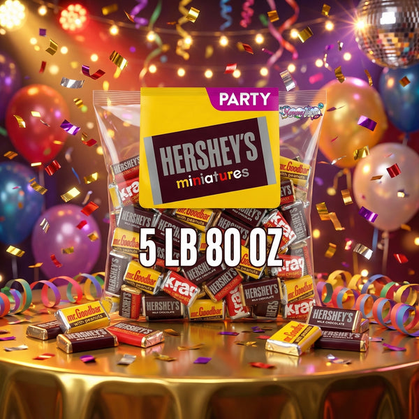 HERSHEY’S Miniatures Assorted Chocolate Candy – Krackel, Special Dark, Mr. Goodbar & Hershey’s Milk Chocolate Bulk Bag