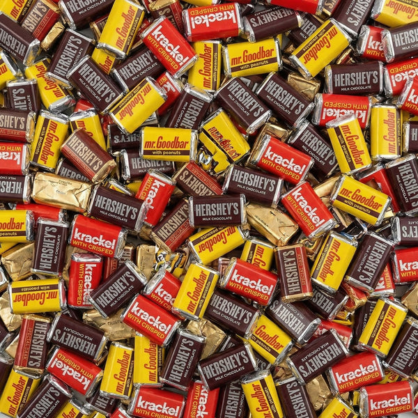 HERSHEY’S Miniatures Assorted Chocolate Candy – Krackel, Special Dark, Mr. Goodbar & Hershey’s Milk Chocolate Bulk Bag