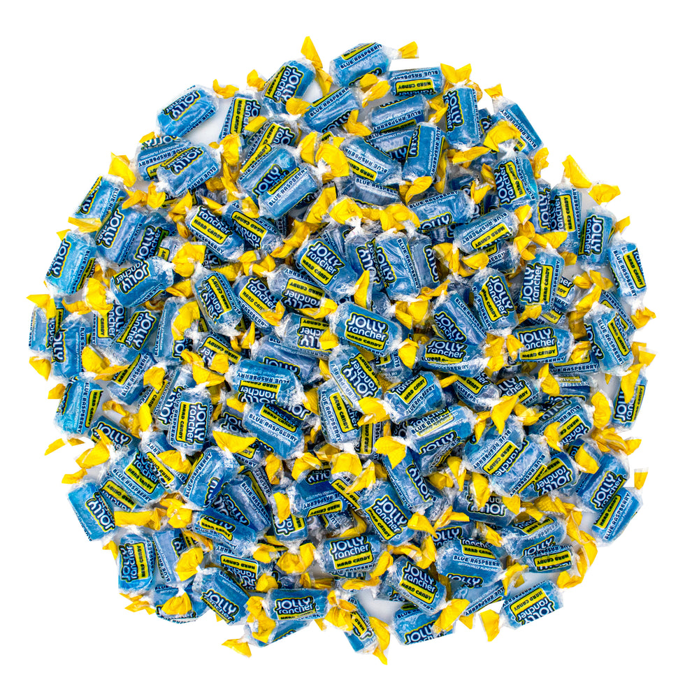 Jolly Rancher Blue Raspberry Hard Candy – 1 LB Bulk Bag (16 oz) Individually Wrapped Candy