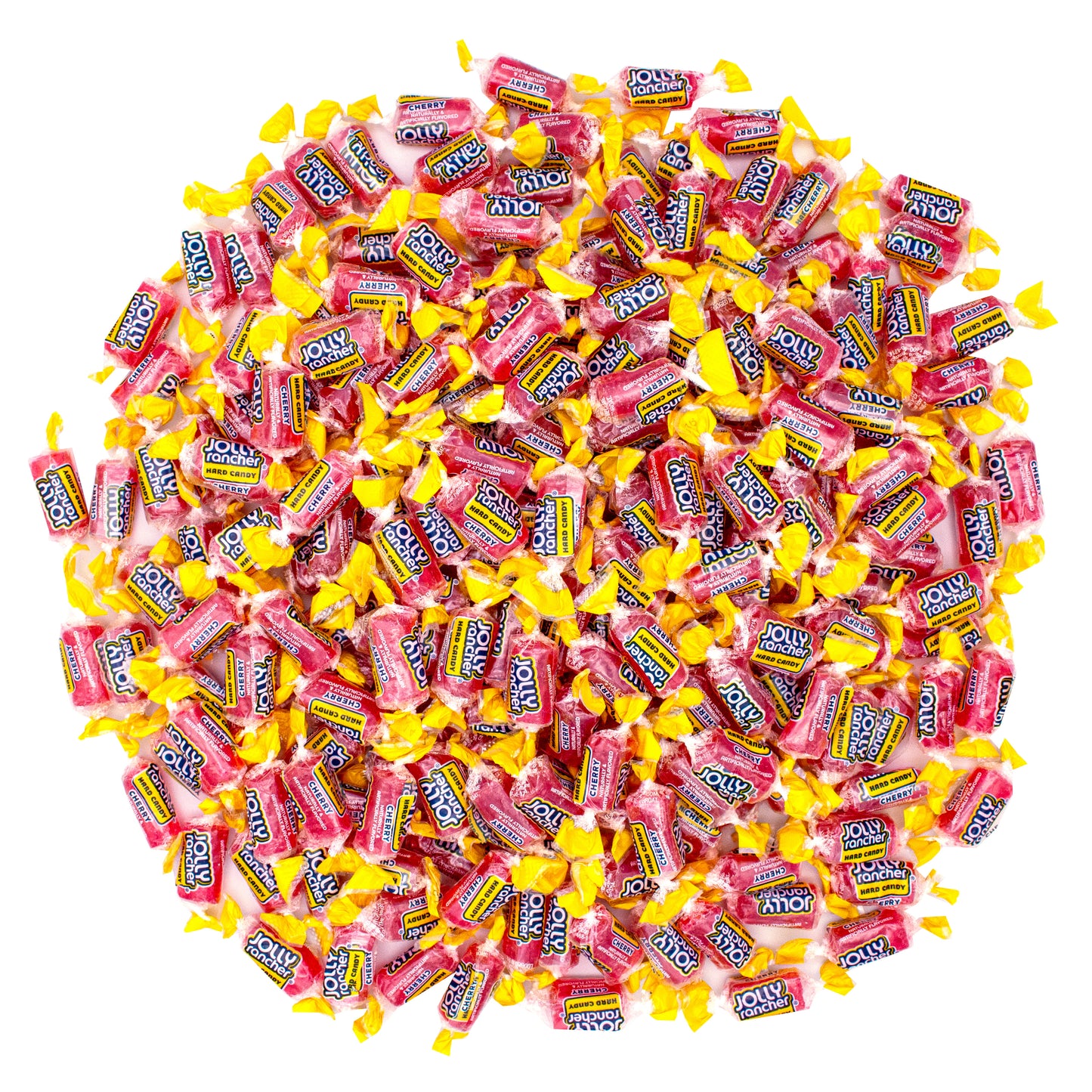 Jolly Rancher Cherry Hard Candy, Individually Wrapped, Bulk Candy Bag