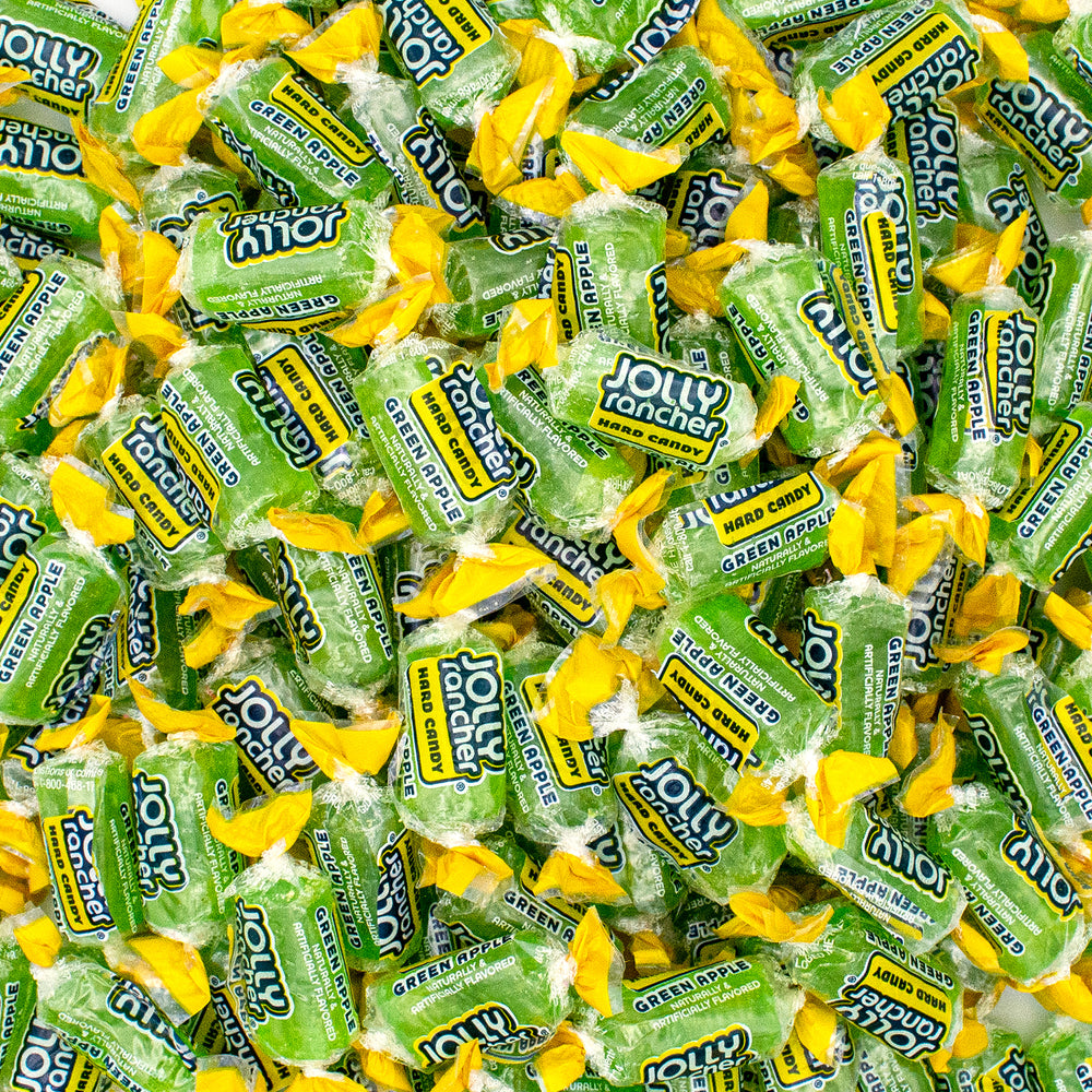 Jolly Rancher Green Apple  Hard Candy – 1 LB Bulk Bag (16 oz) Individually Wrapped Candy
