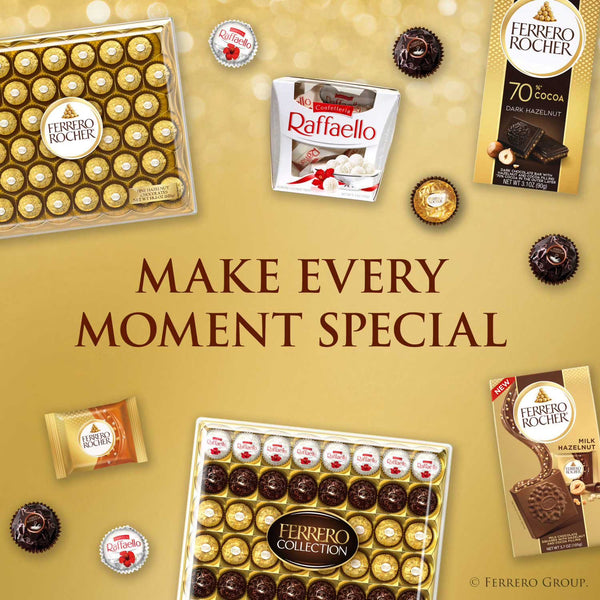 Ferrero Rocher Premium Milk Chocolate Hazelnut, 48 ct. Ferrero
