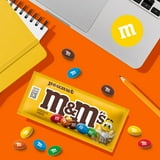 M&M'S Peanut Milk Chocolate Candy, Singles Size, 1.74 oz., 48 pk.