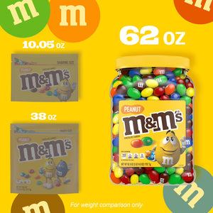 M&M'S Peanut Milk Chocolate Candy, 62 oz. Mars