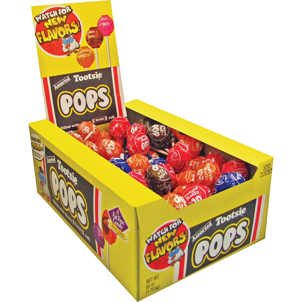 Tootsie Pops Assorted Mix, 100 pcs. Tootsie