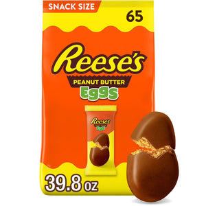 REESE'S Milk Chocolate Peanut Butter Eggs Easter Candy 65 pcs. Hershey's