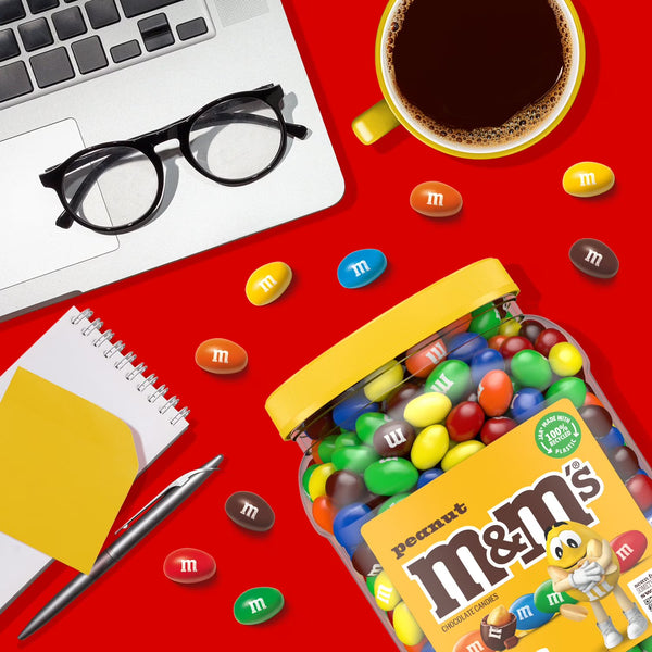 M&M'S Peanut Milk Chocolate Candy, 62 oz. Mars