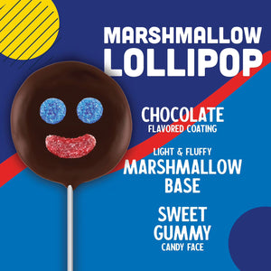 Paleta Payaso Chocolate Marshmallow Lollipop, 1.58 oz., 15 pk. YUMMYLAND