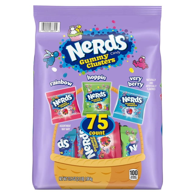 Nerds Easter Gummy Cluster, Treat Size, 75 ct.