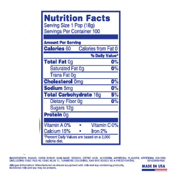 Blow Pops Assorted Mix, 100 pcs. Charms