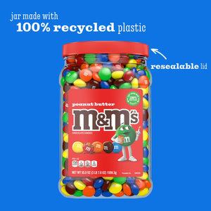 M&M'S Peanut Butter Milk Chocolate Candy, 55 oz. Mars