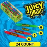 Juicy Drop Sour Gel Pens Candy, 24 ct.