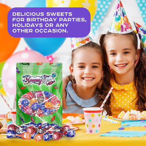 Assorted Tootsie Roll Pops  2 LB (Approx. 45 Count), Original Size Tootsie Roll Pops Suckers