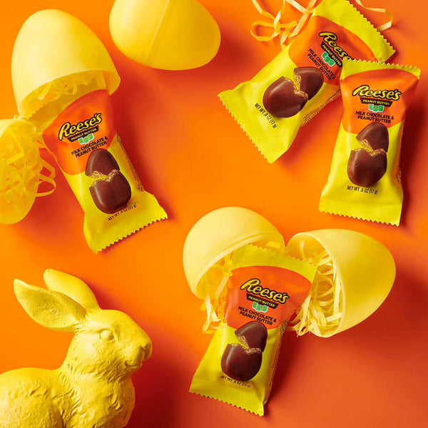 REESE'S Milk Chocolate Peanut Butter Eggs Easter Candy 65 pcs. Hershey's