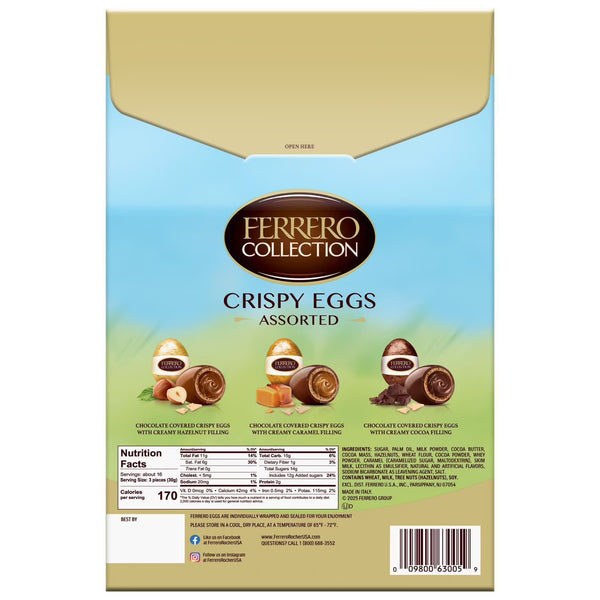 Ferrero Collection Crispy Chocolate Easter Eggs Variety Pack, 50 ct. Ferrero