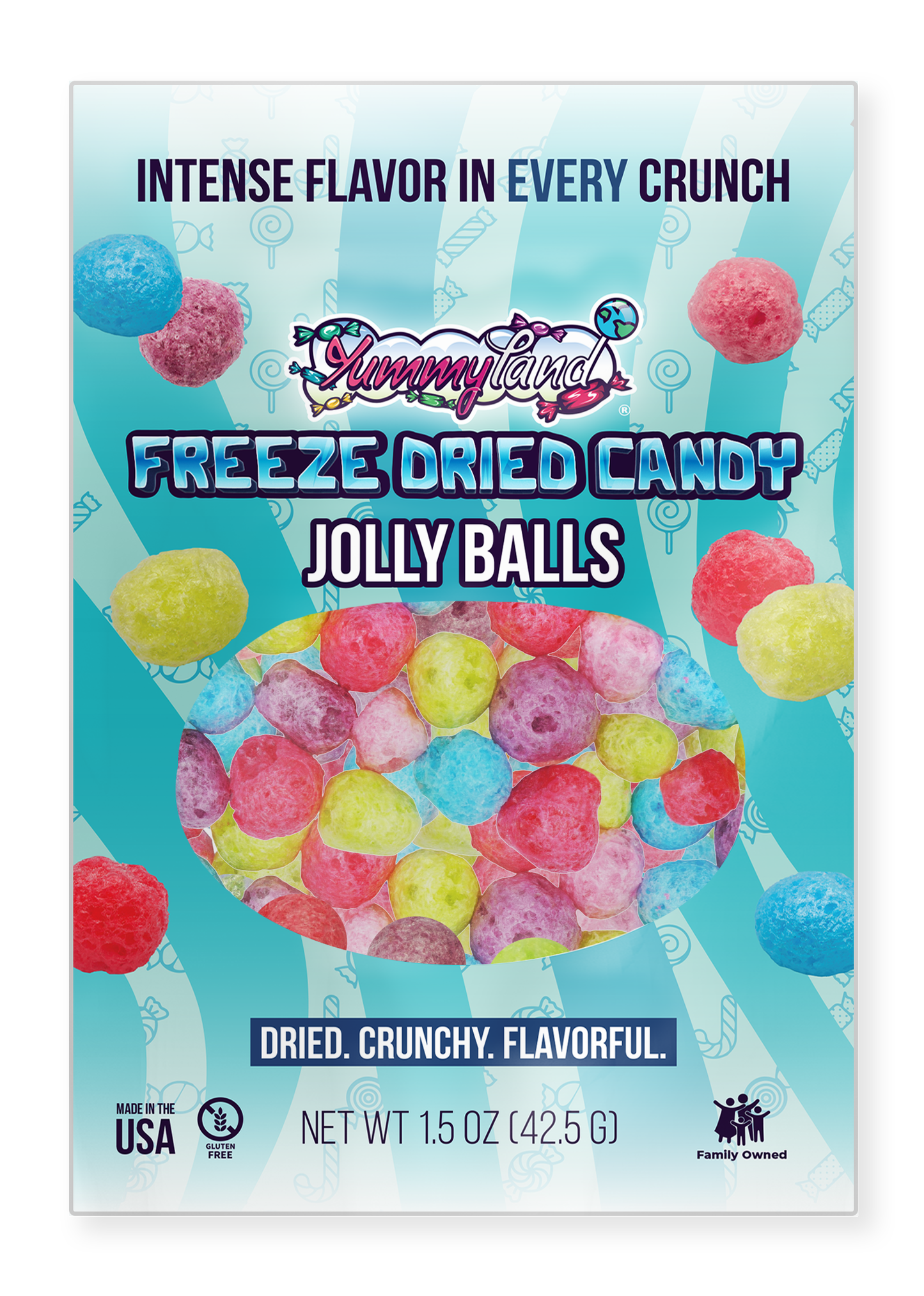 Freeze Dried Jolly Balls Candy - 1.5 oz