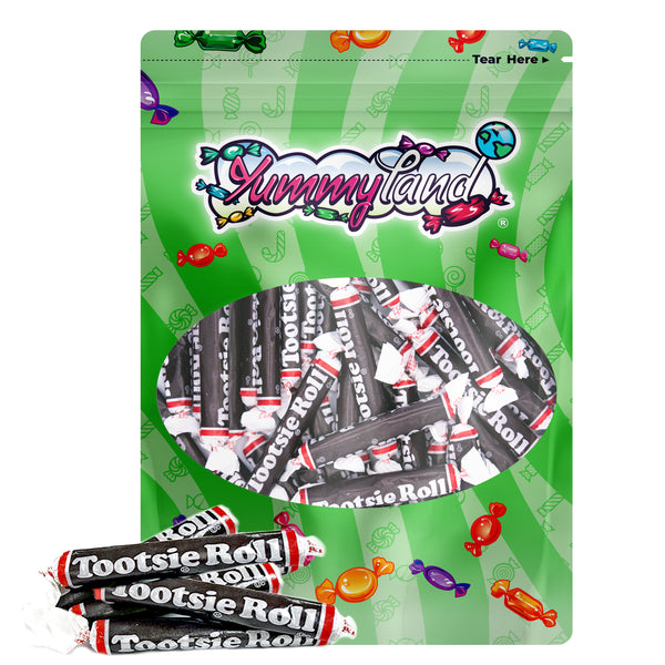 Tootsie Roll Juniors Long Chocolate Candy Individually Wrapped Chewy Taffy Candy