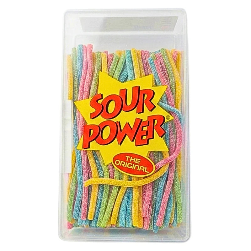 Sour Power Quattro Rainbow Candy Straws, 2.5 LB Bulk Tub – Soft & Chewy Sour Rainbow Straws, Assorted Fruit Flavored Candy for Parties, Candy Buffets & Sharing