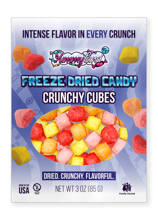 Freeze Dried Crunchy Cubes Candy - 3 oz