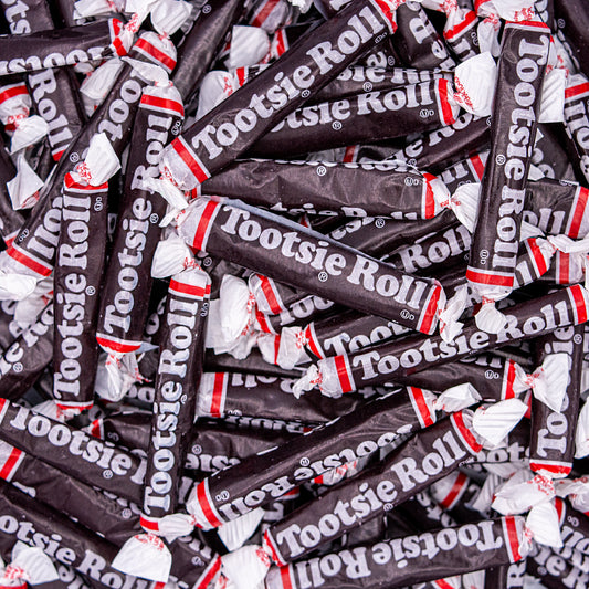 Tootsie Roll Juniors Long Chocolate Candy, Individually Wrapped Chewy Taffy Candy