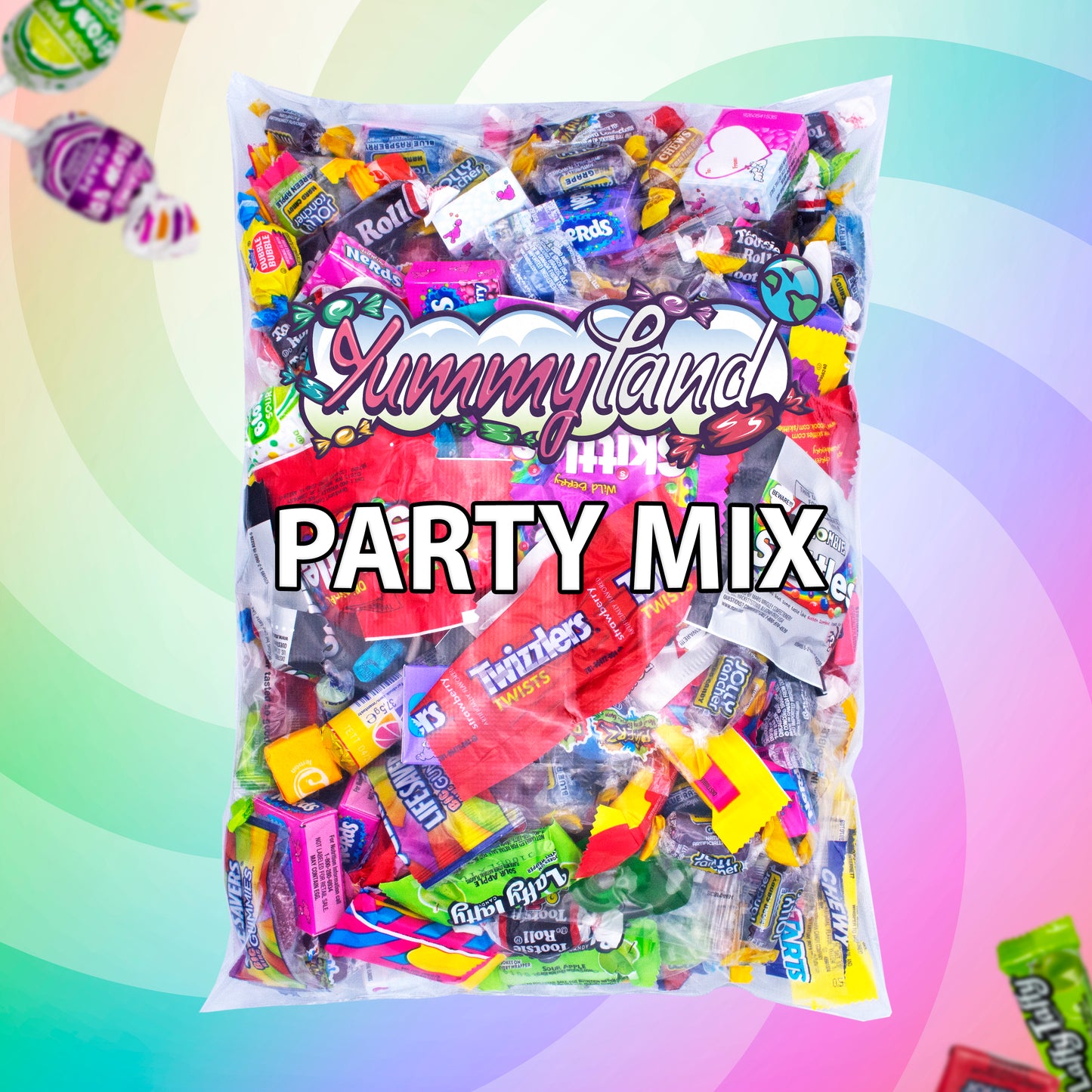 Assorted Candy Mix Bulk Bag Variety Pack, Party Candy Mix for Everyone - Fun Size, Individually Wrapped Minis Candy - 4.5 LBS