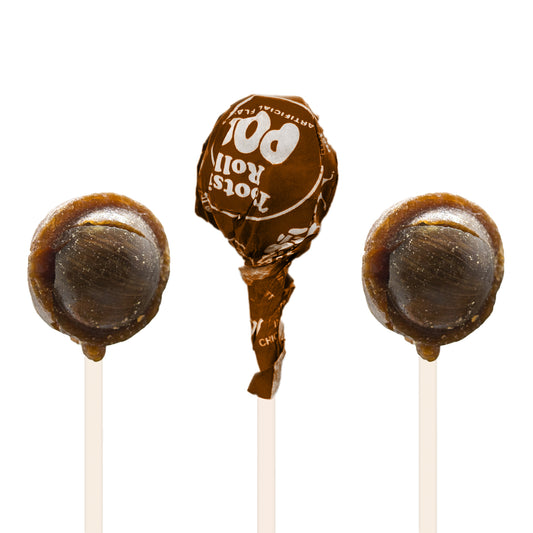 Chocolate Tootsie Pops (Approx. 45 Count), Original Size Tootsie Roll Pops Suckers - 2 LBS