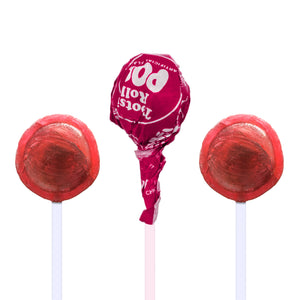 Red Raspberry Tootsie Pops (Approx. 45 Count), Original Size Tootsie Roll Pops Suckers - 2 LBS