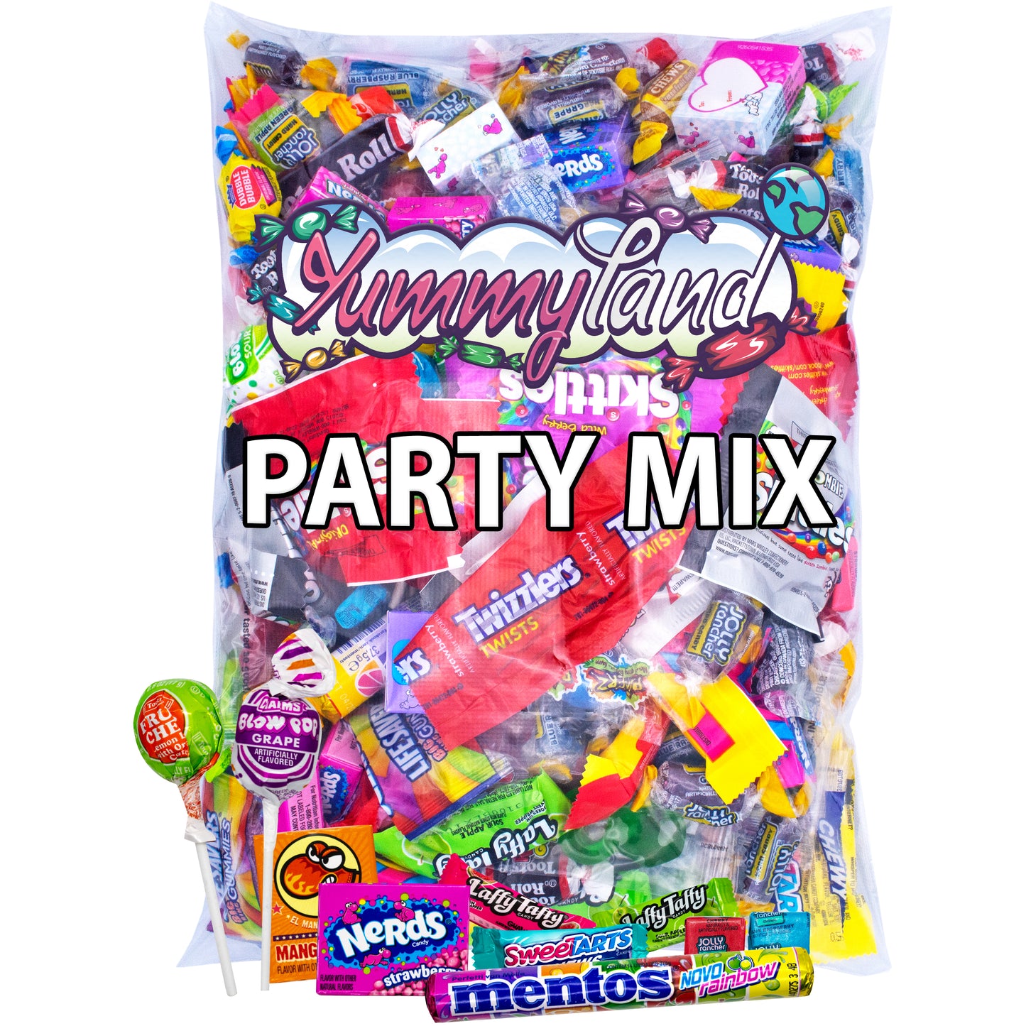 Assorted Candy Mix Bulk Bag Variety Pack, Party Candy Mix for Everyone - Fun Size, Individually Wrapped Minis Candy - 4.5 LBS