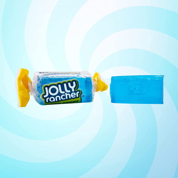 Jolly Rancher Blue Raspberry Hard Candy – 1 LB Bulk Bag (16 oz) Individually Wrapped Candy