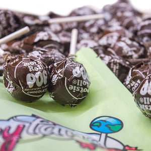 Chocolate Tootsie Pops (Approx. 45 Count), Original Size Tootsie Roll Pops Suckers - 2 LBS