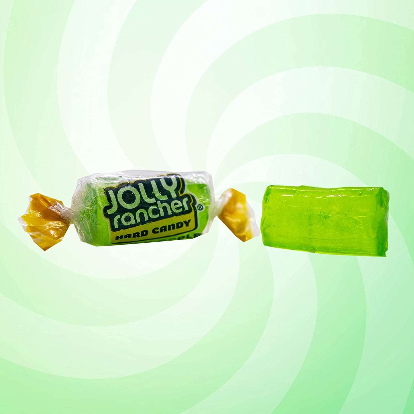 Jolly Rancher Green Apple Hard Candy, Individually Wrapped, Bulk Candy Bag