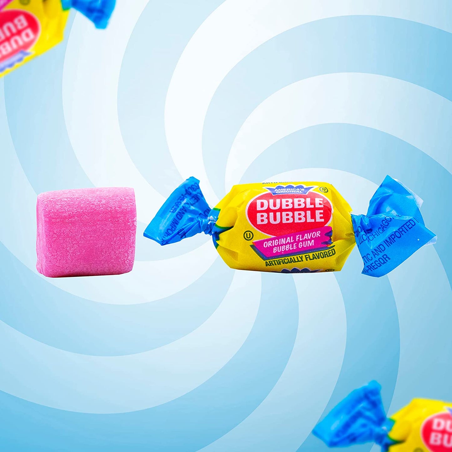 Dubble Bubble – Original Twist Wrapped Dubble Bubble Gum - 2 LBS