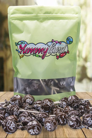 Chocolate Tootsie Pops (Approx. 45 Count), Original Size Tootsie Roll Pops Suckers - 2 LBS