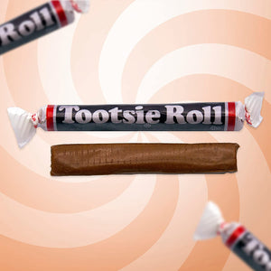 Tootsie Roll Juniors Long Chocolate Candy Individually Wrapped Chewy Taffy Candy