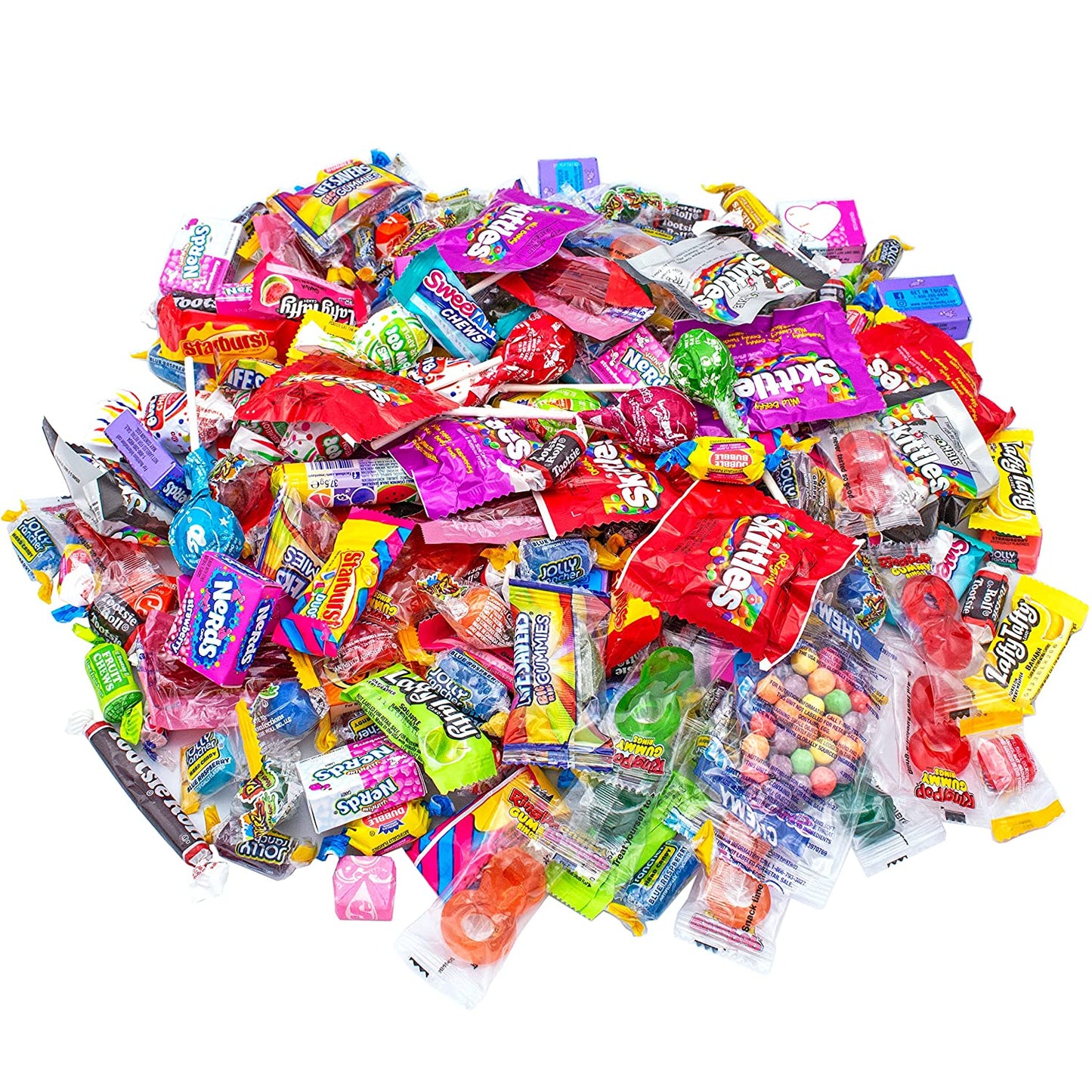 Assorted Candy Mix Bulk Box Variety Pack, Party Candy Mix for Everyone - Fun Size, Individually Wrapped Minis Candy - 4.5 LBS