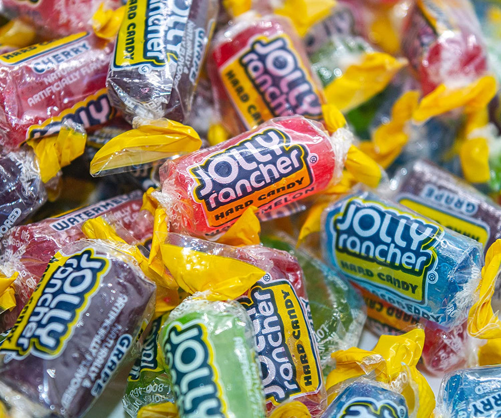 Jolly Rancher Assorted Hard Candy – 4 LB Bulk Bag (64 oz) Individually Wrapped Candy